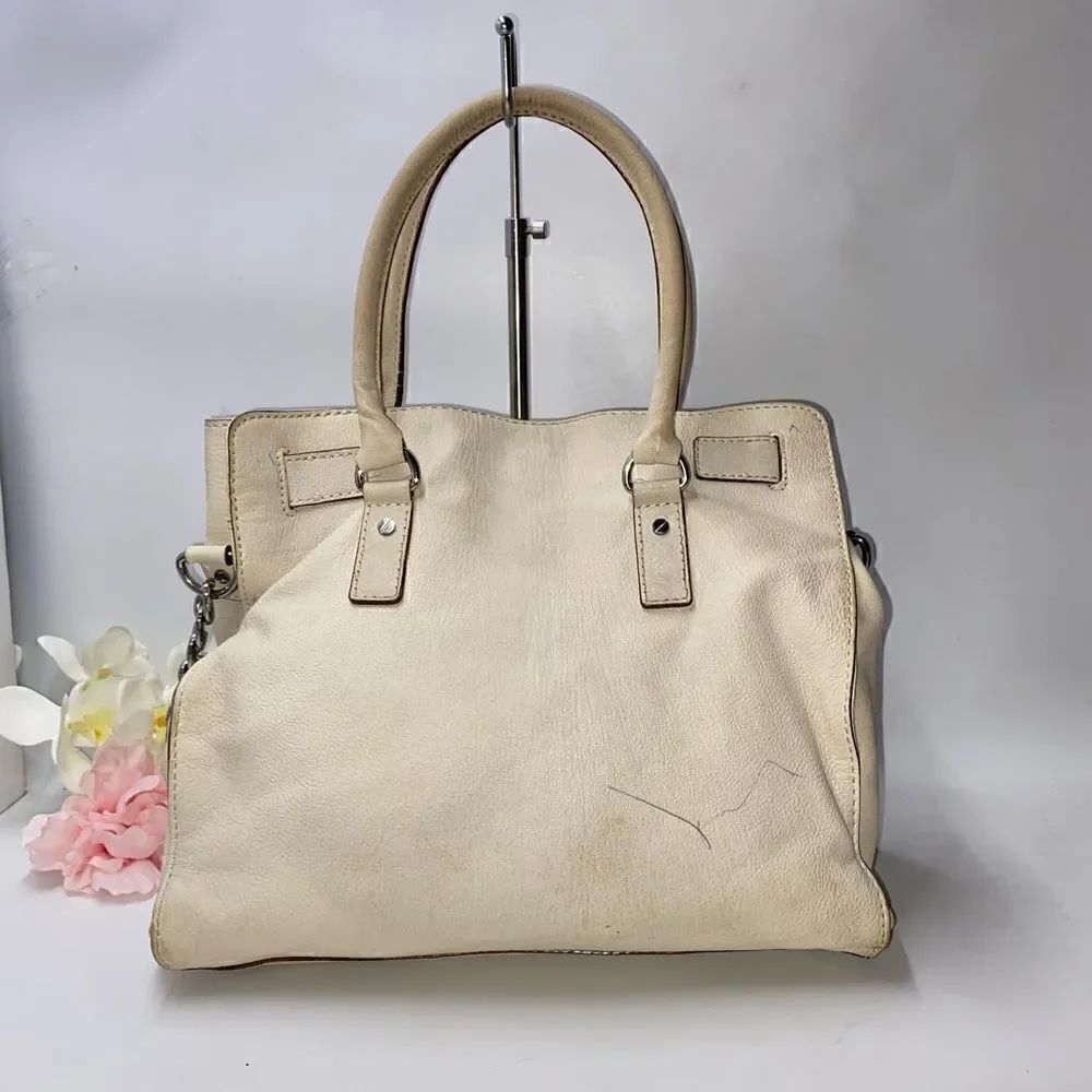 Michael Kors Hamilton Tote Beige Large - Picture 2 of 10